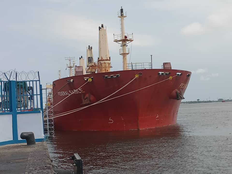 le Navire FEDERAL SABLE a accosté au port d'Abidjan ce lundi 1 juin 2026
